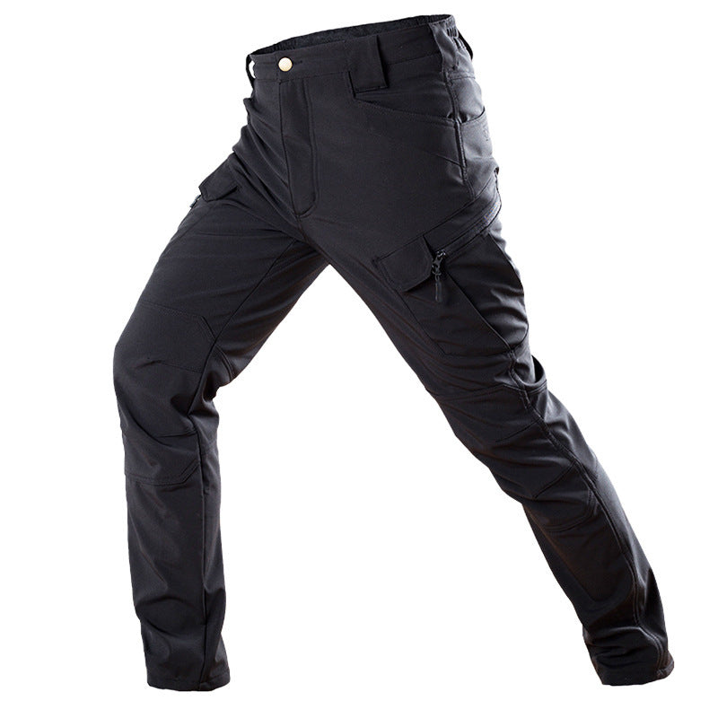 MEN'S FLEECE LINED TACTICAL SOFTSHELL JACKET & WATERPROOF PANTS SET