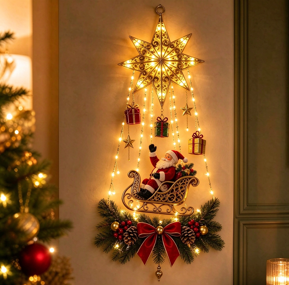 ✨Last Day 50% OFF✨✝️ Bethlehem Star™ – Lighted Nativity Wall Decor