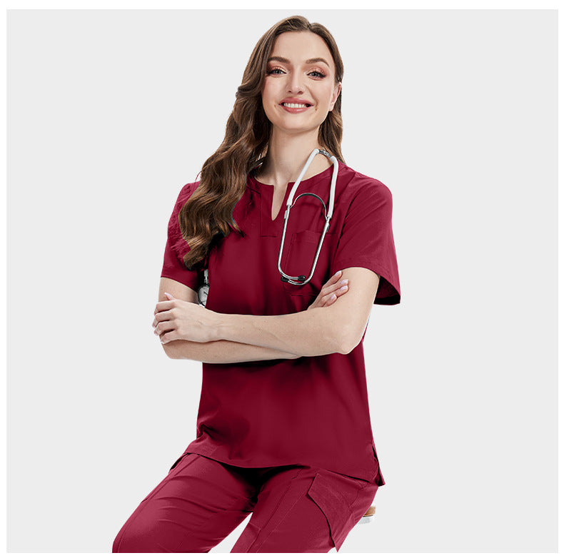 Women’s V-neck Cargo Set