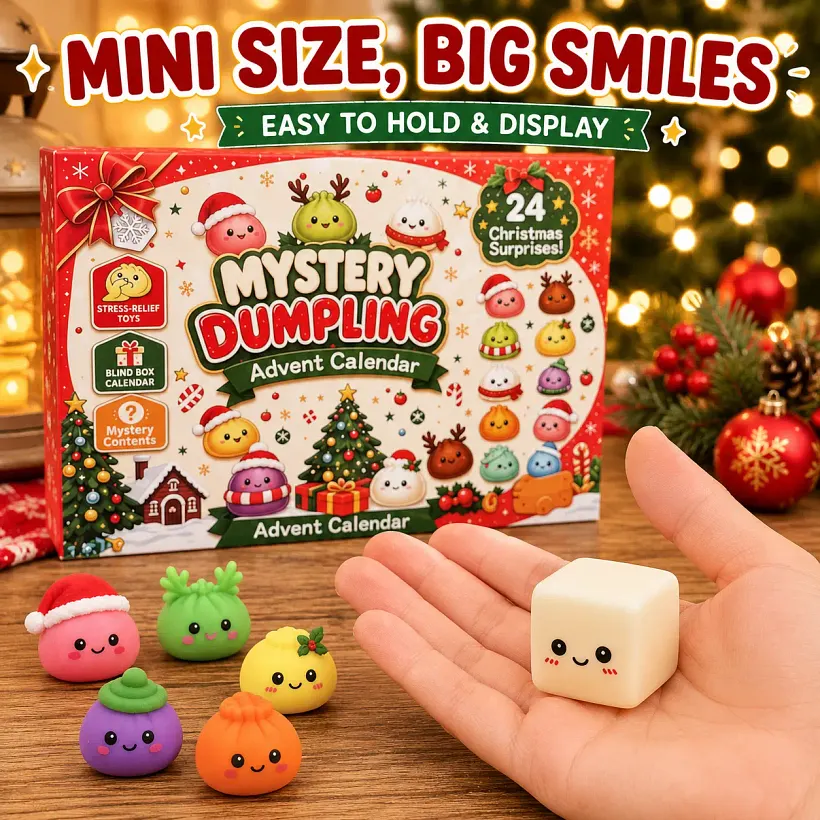 🎄🎄🎄CHRISTMAS 24 DAYS DUMPLING SQUISHY ADVENT CALENDAR, KIDS CHRISTMAS GIFT