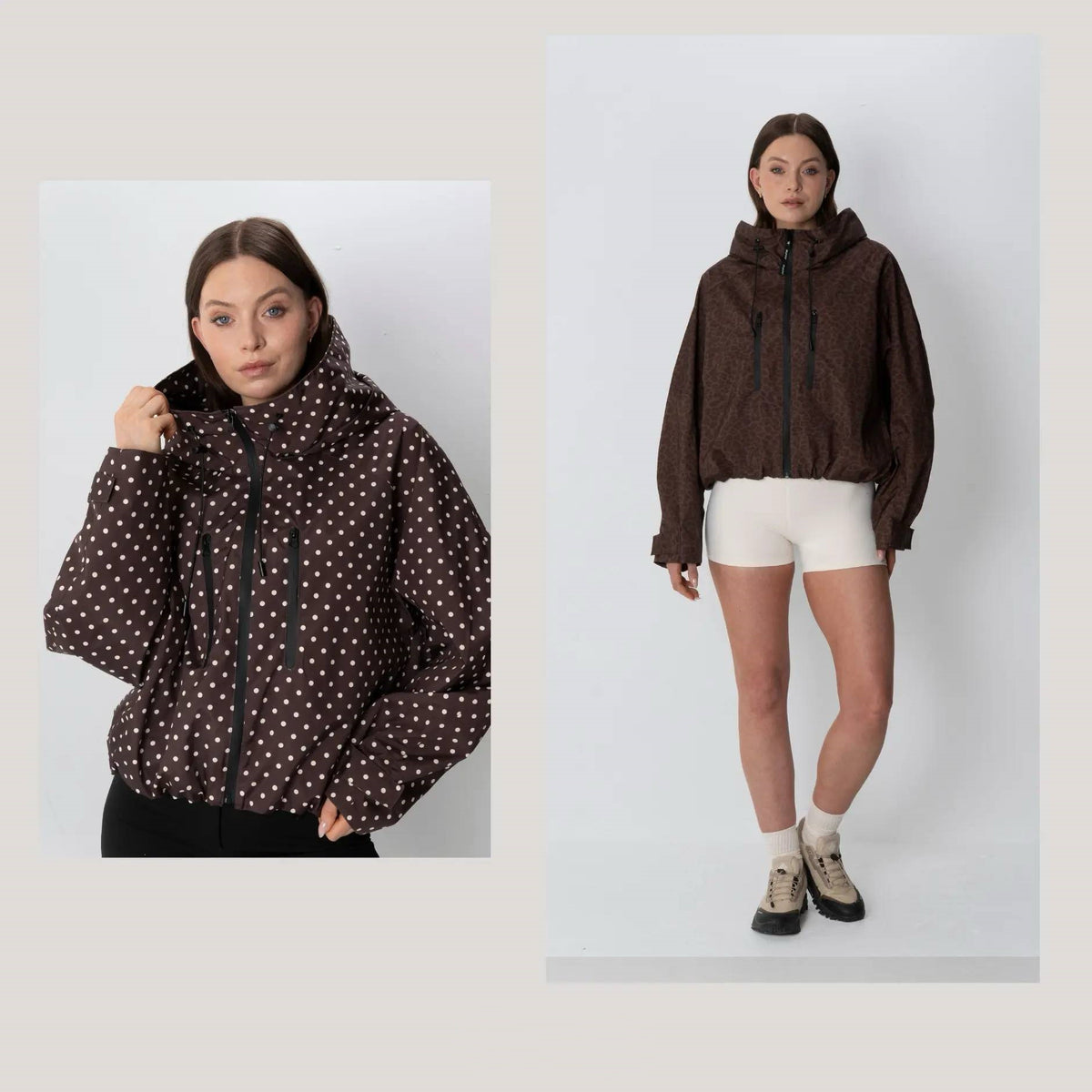 WOMEN’S OVERSIZED HOODED RAIN JACKET