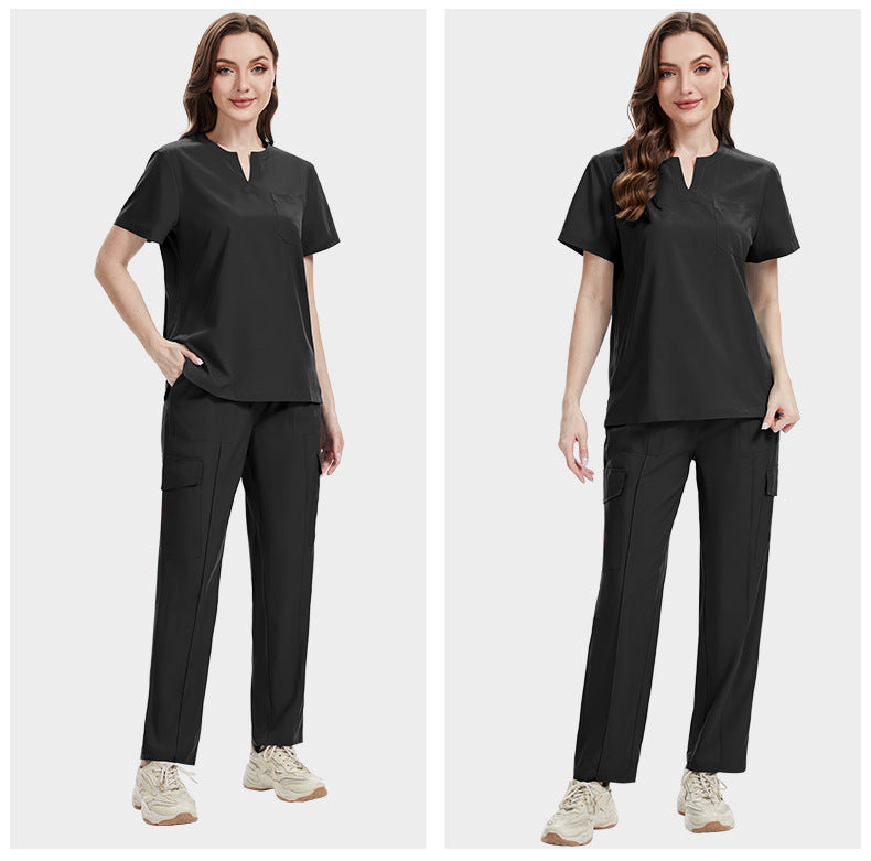 Women’s V-neck Cargo Set