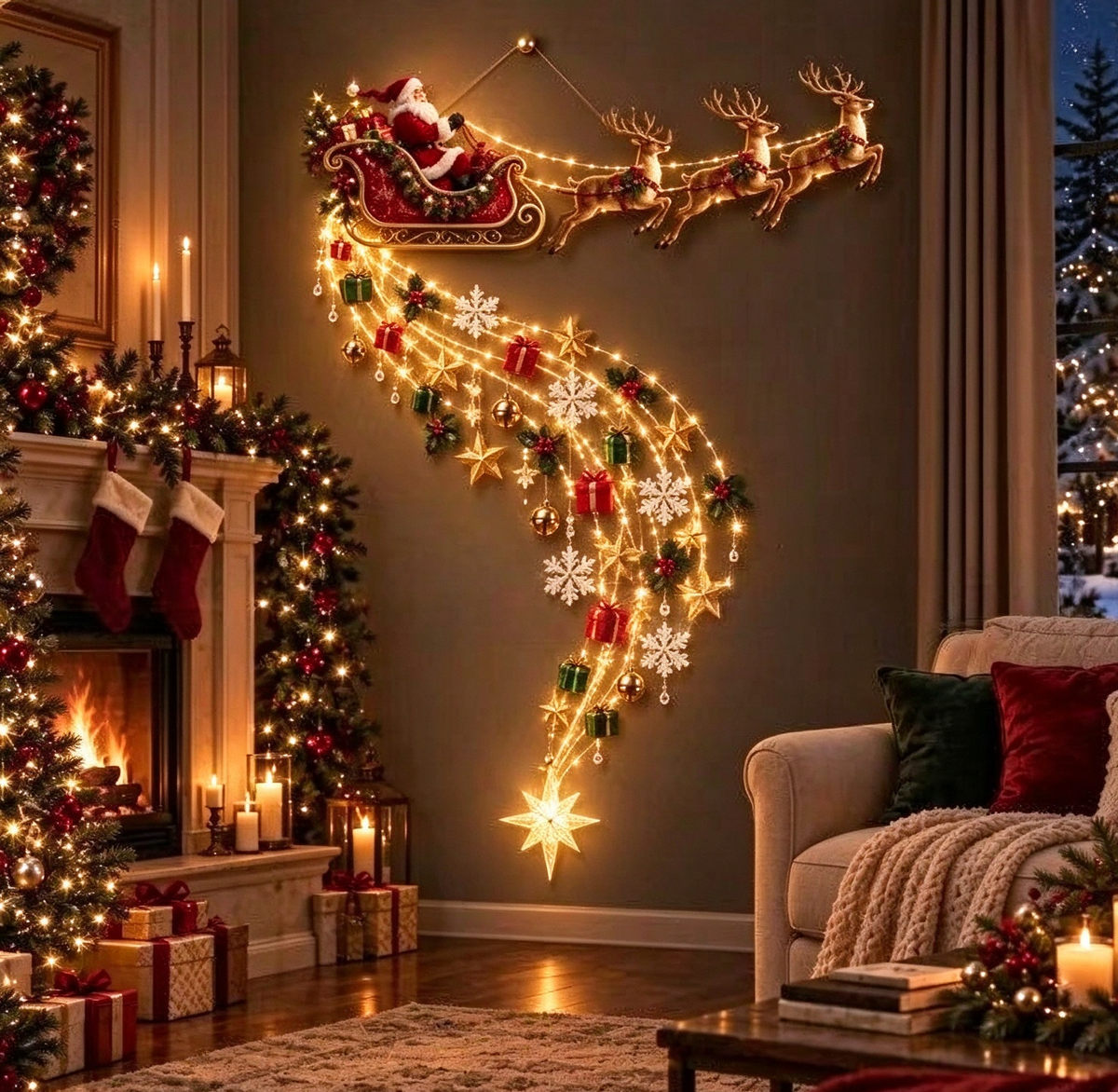 ✨Last Day 50% OFF✨✝️ Bethlehem Star™ – Lighted Nativity Wall Decor