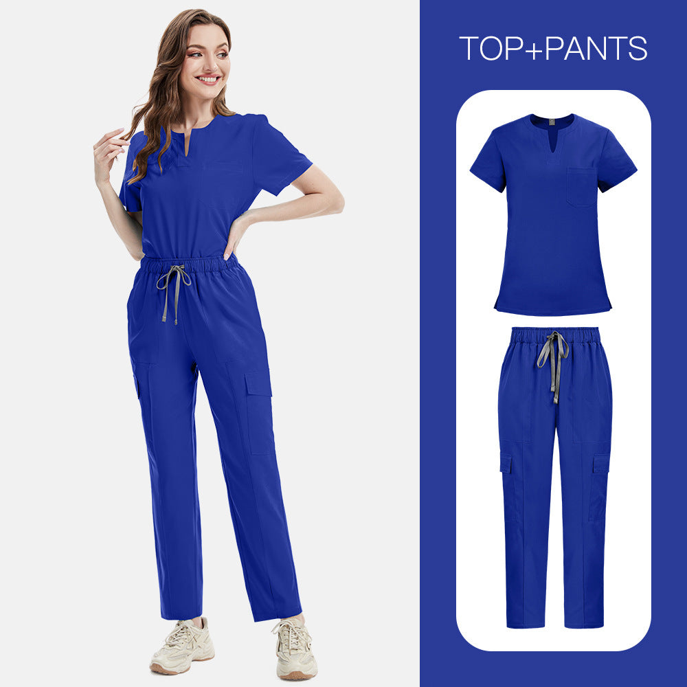 Women’s V-neck Cargo Set