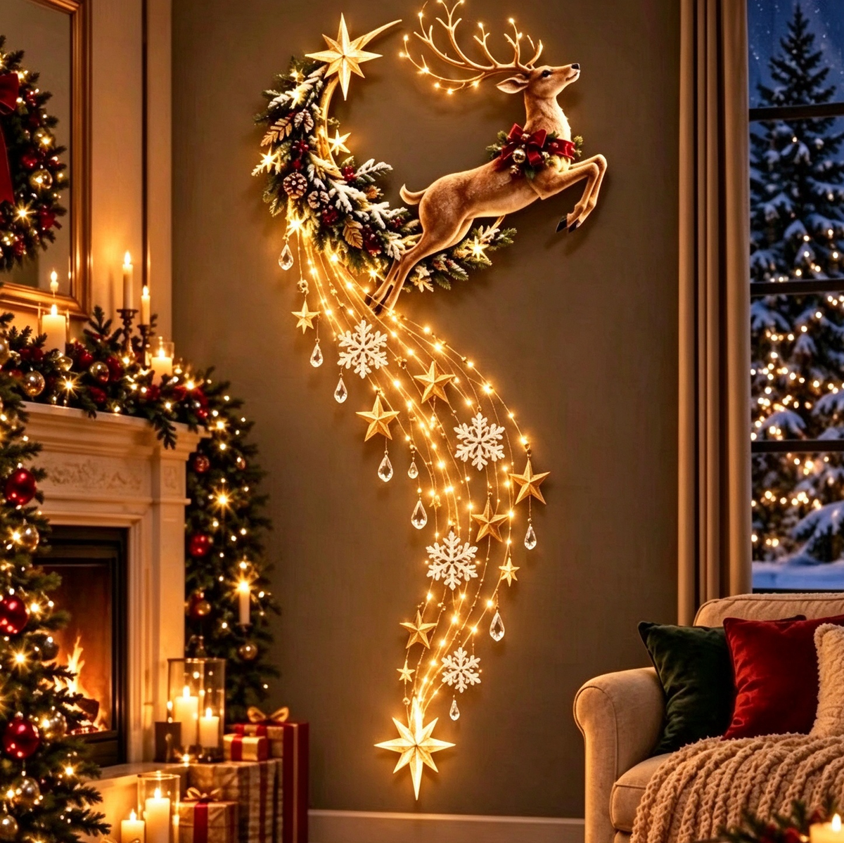 ✨Last Day 50% OFF✨✝️ Bethlehem Star™ – Lighted Nativity Wall Decor