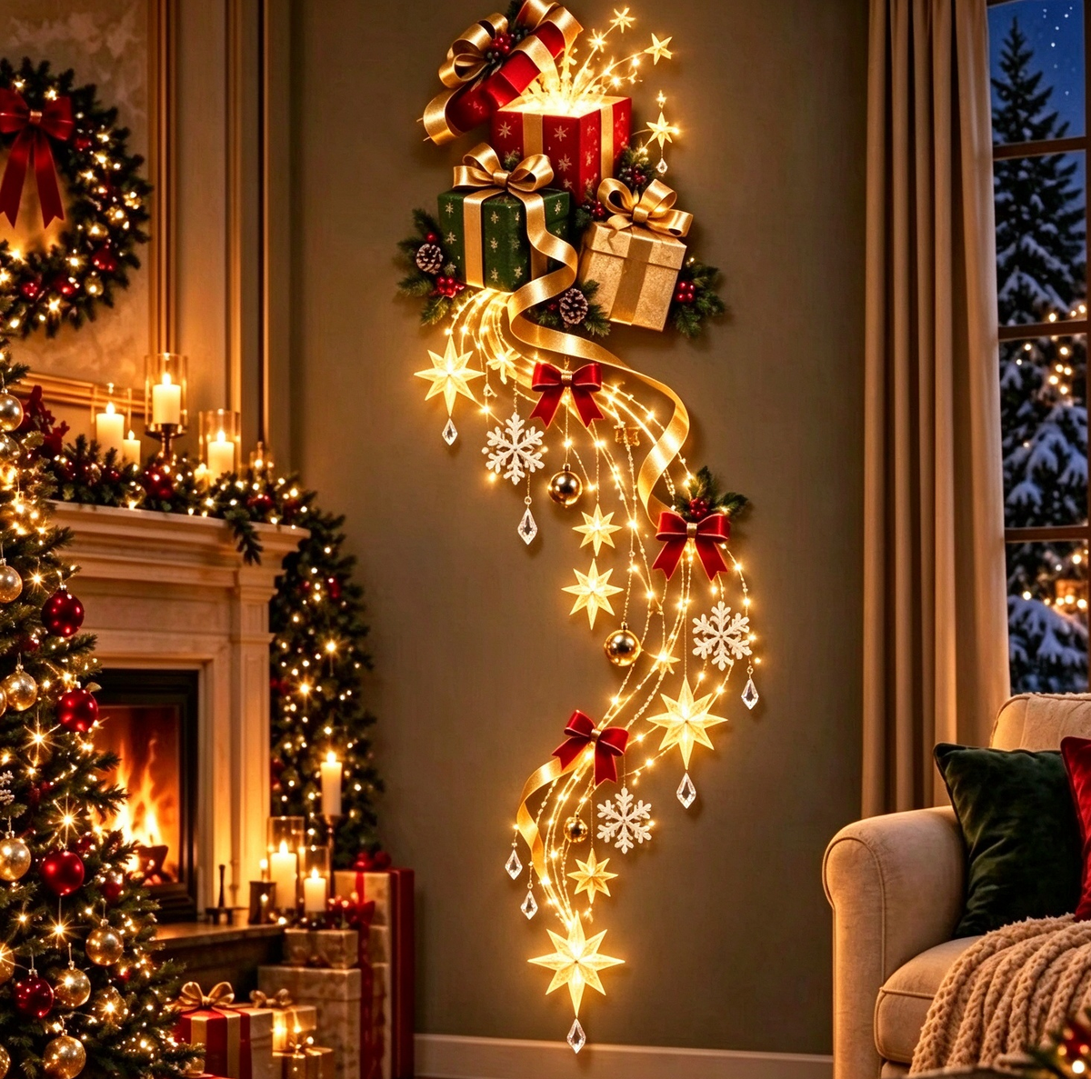 ✨Last Day 50% OFF✨✝️ Bethlehem Star™ – Lighted Nativity Wall Decor