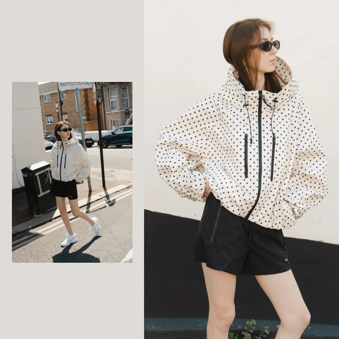 WOMEN’S OVERSIZED HOODED RAIN JACKET