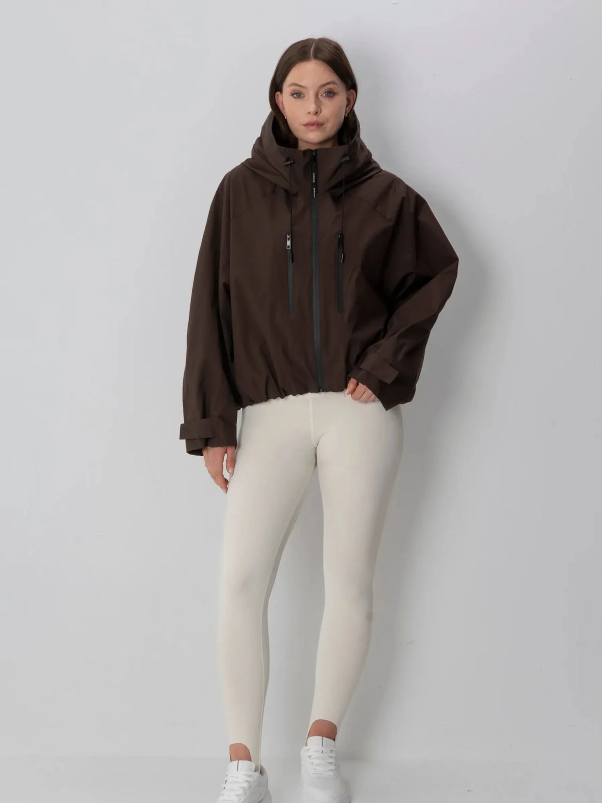 WOMEN’S OVERSIZED HOODED RAIN JACKET
